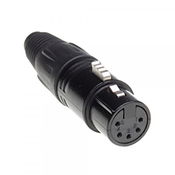 DIO DIO043058 - Spina Femmina A 2 Poli, Colore Nero, Per Collegamenti Elettrici