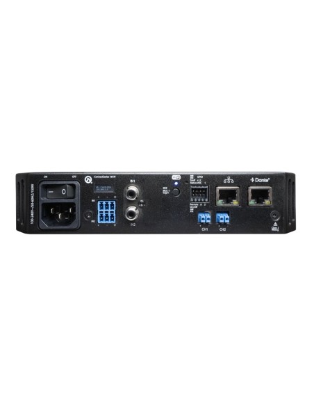 Amplificatore 2 canali 60 watt per canale a 4/8 ohm - 70/100 volt, DSP integrata, IoT, WiFi, Dante