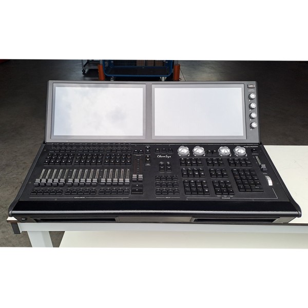 Console luci ChamSys MagicQ MQ500M+ Stadium con flight case e accessori - Usata in ottimo stato