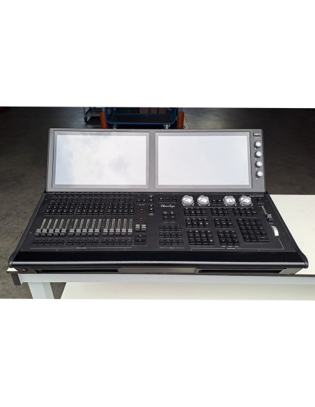 Console luci ChamSys MagicQ MQ500M+ Stadium con flight case e accessori - Usata in ottimo stato