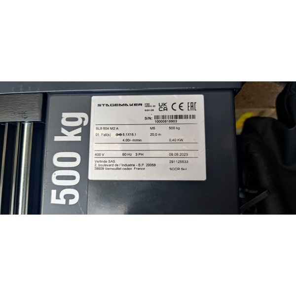 4 Motori Verlinde Stagemaker SL5 - Usati in ottime condizioni