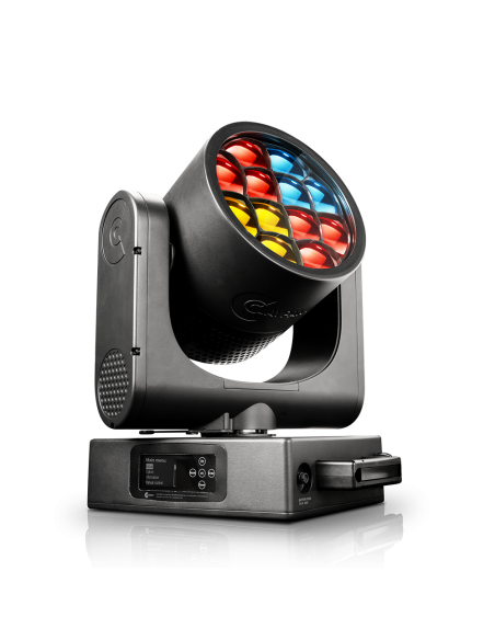 B-EYE 12 Wash testa mobile 12 x 55W RGB+L LED, IP66