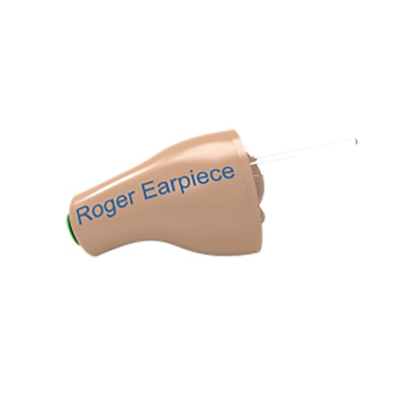 Roger Earpiece v2 - Ricevitore wireless invisibile, colore Beige