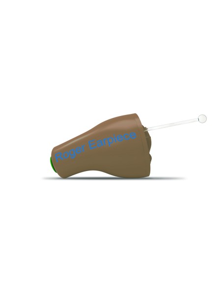 Roger Earpiece v2 - Ricevitore wireless invisibile, colore Brown