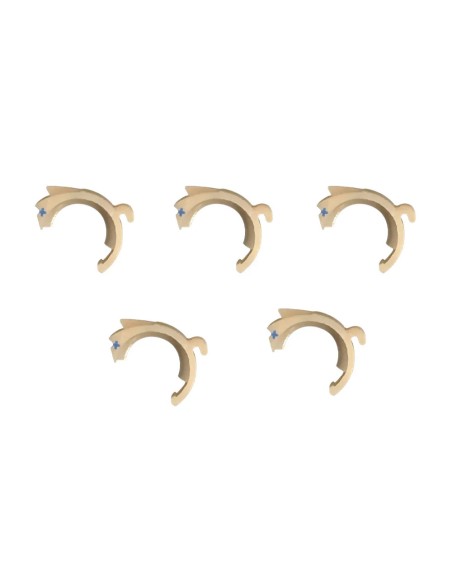 Battery door Roger Earpiece exchange set - Kit di sostituzione sportello batteria, colore Beige