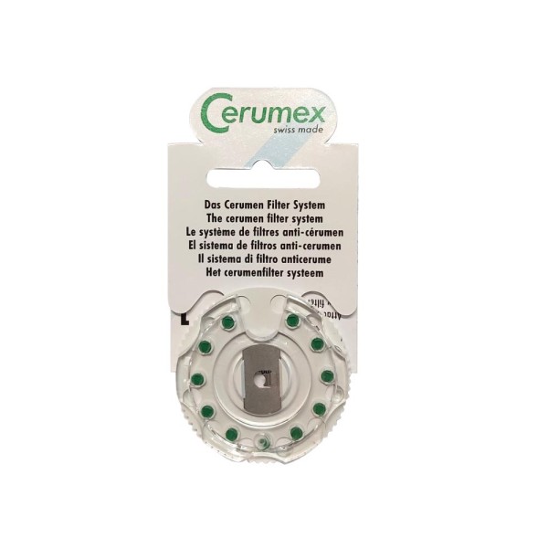 Cerumex Dispenser - Ricambio per tutti gli auricolari Roger Earpiece (blister da 11 filtri)