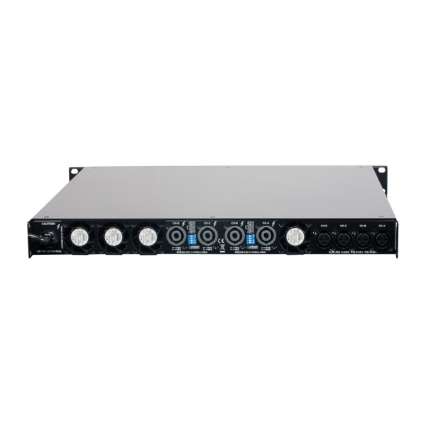 Amplificatore 4 canali classe D - 4x2000 watt su 8 ohm, 4x3400 watt su 4 ohm