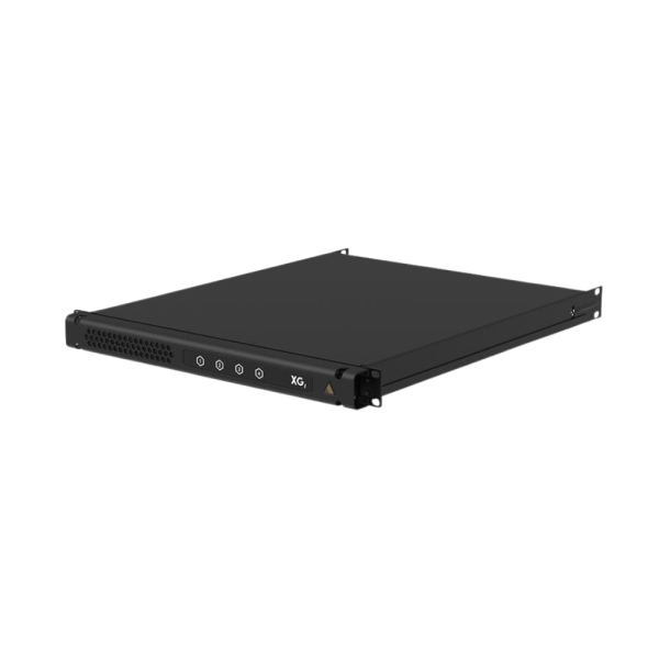 XG1 Amplificatore 4 canali classe D, 4 ingressi analogici, 16 ingressi Milan AVB, 4x1000W a 4 ohm