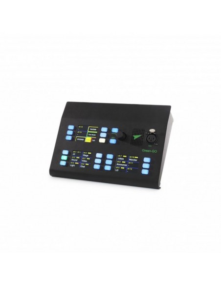 Stazione intercom fissa da tavolo a console, pannello 32 canali, alimentazione PoE