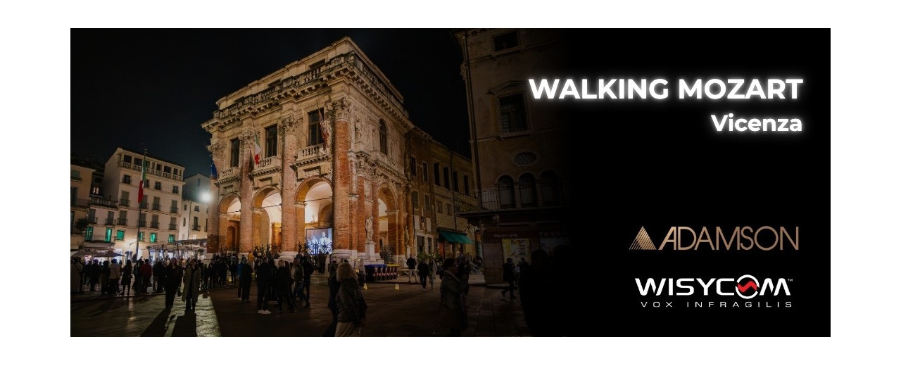 WALKING MOZART: VICENZA SI TRASFORMA IN UN PALCOSCENICO A CIELO APERTO