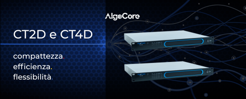 NUOVI AMPLIFICATORI ALGOCORE: COMPATTEZZA, EFFICIENZA, FLESSIBILITÀ