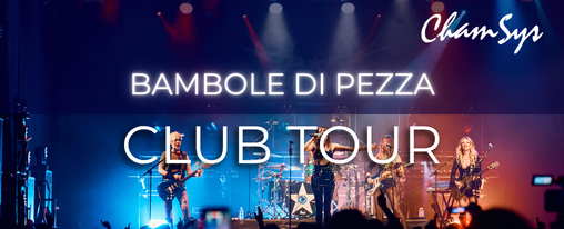 CHAMSYS STADIUM CONNECT IN TOUR: IL WORKFLOW DI DANIELE MALAVASI PER LE BAMBOLE DI PEZZA