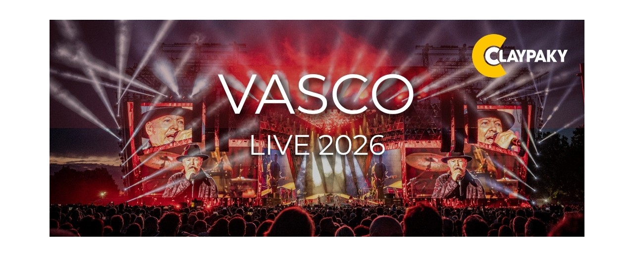 CLAYPAKY ILLUMINA VASCO LIVE 2026: IL RACCONTO DI UN PROGETTO CORALE