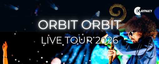 ORBIT ORBIT LIVE TOUR 2026: CLAYPAKY ACCOMPAGNA IL RITORNO IN SCENA DI CAPAREZZA