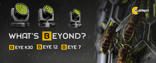 IL FUTURO DEL LIGHTING RGBL IP66 È FIRMATO CLAYPAKY: LA NUOVA GENERAZIONE B-EYE È ARRIVATA