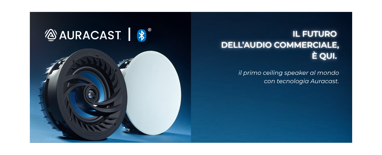 AURACAST RISCRIVE LA STORIA DELL’AUDIO COMMERCIALE